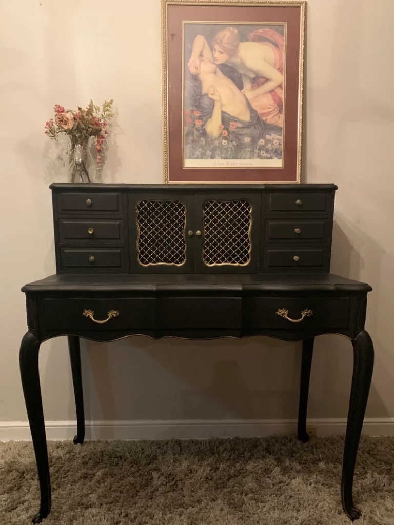 Vintage Queen Anne Writing Desk