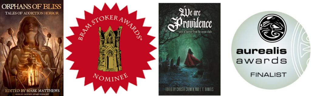 Books and awards from author Christa Carmen